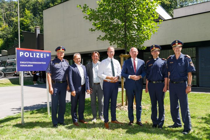 Neues Polizei-Einsatztrainingszentrum (ETZ) in Koblach feierlich eröffnet